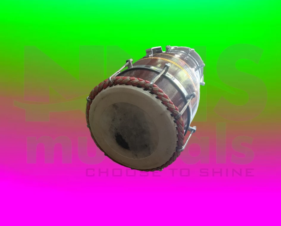 Dholki side view Musical Instrument from NMS Musicals