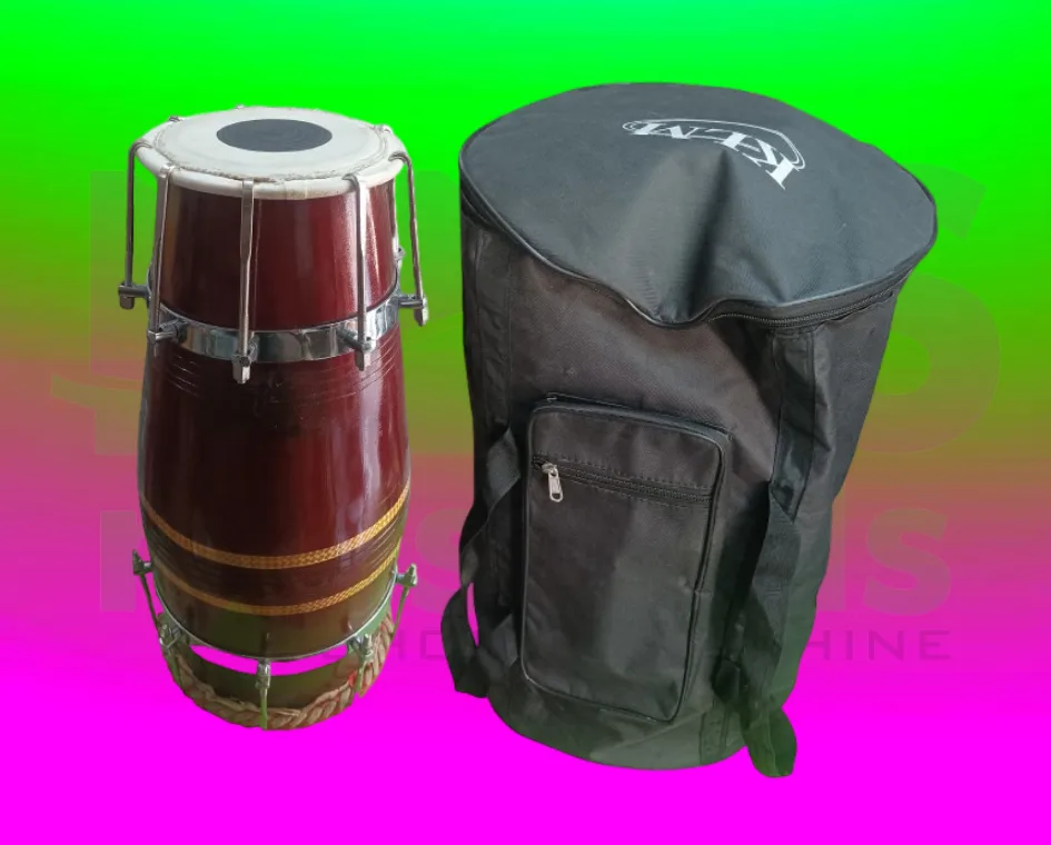 Dholki with bag Musical Instrument from NMS Musicals