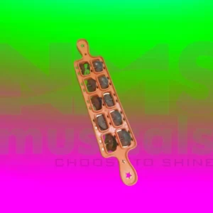 Jheeka orange 5 Lines Musical Instrument from NMS Musicals