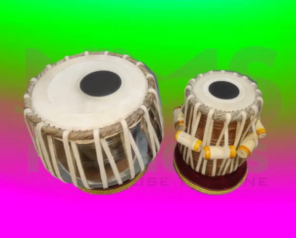 Steel Tabla Set With Ringset, Hammer & Bag - Image 5