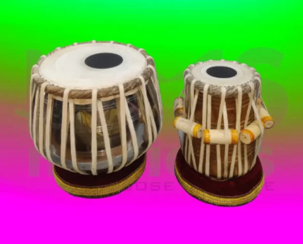 Steel Tabla Set With Ringset, Hammer & Bag - Image 7