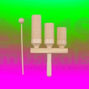 Three tone block with stick Musical Instrument from NMS Musicals