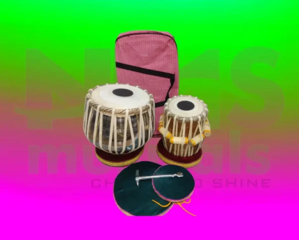 Steel Tabla Set With Ringset, Hammer & Bag - Image 6