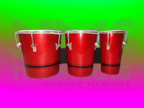 Triple Bongo Musical Instrument from NMS Musicals