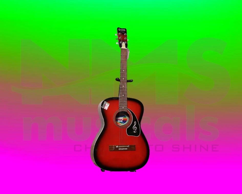 Givson Guitar Red Musical Instrument from NMS Musicals