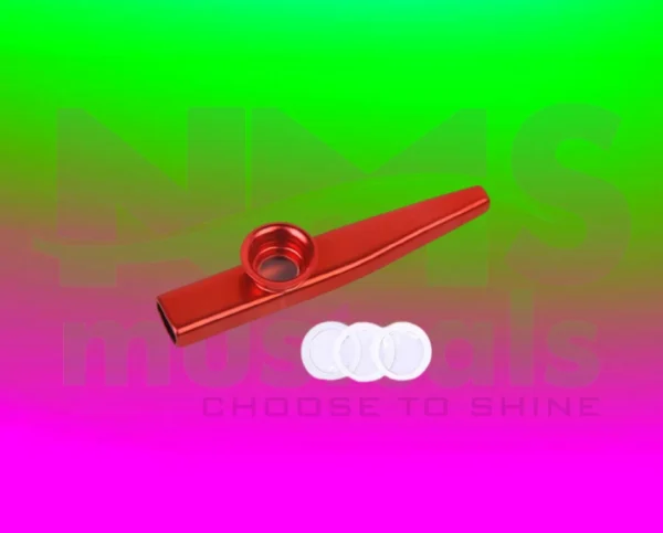 Kazoo Red Colour 3 Diaphragms