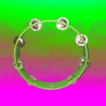 Tambourine 10 Inch Without Head - Green colour