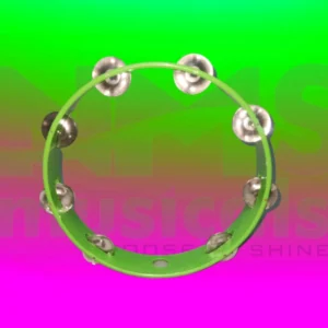 Tambourine 10 Inch Without Head - Green colour