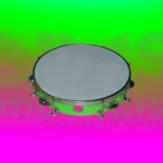 Tambourine 12 Inch With Head - Green Colour