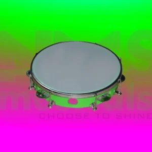 Tambourine 12 Inch With Head - Green Colour