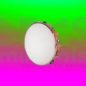 Tambourine 12 Inch With Head - Red Colour