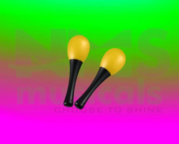 Handle Eggshakers - Yellow Colour