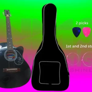 Little Sreej Black Colour Guitar