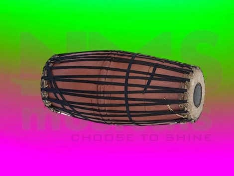 Rope Mridangam 18 Inch With Bag & Glabe Musical Instrument from NMS Musicals