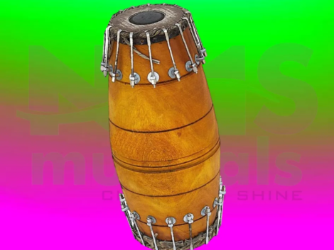 Mridangam Bolt and Nut 24 Inch First Quality With Bag & Glabe Musical Instrument from NMS Musicals