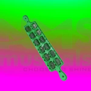 Fiber Jheeka 6 Lines - Green Colour Musical Instrument from NMS Musicals