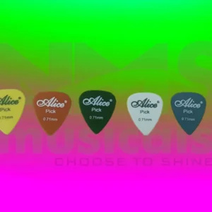 Alice 0.71 Guitar Colour Picks Musical Instrument from NMS Musicals