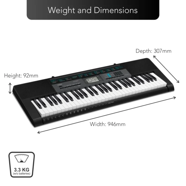 CTK-2550 Dimensions