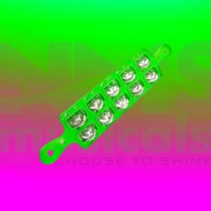 Hand Thaal - 5 Lines Green Colour Musical Instrument from NMS Musicals