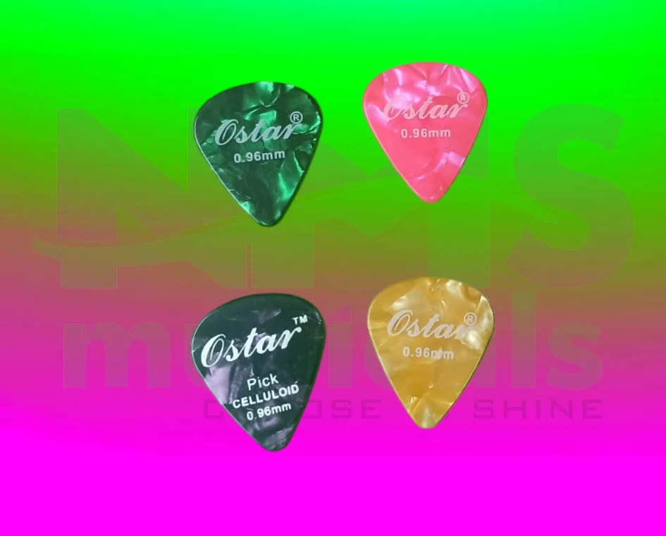 Ostar 0.96mm Colour Picks Musical Instrument from NMS Musicals