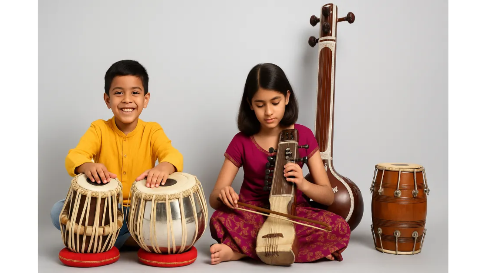Choose Percussion or String Instrument for Kids 1