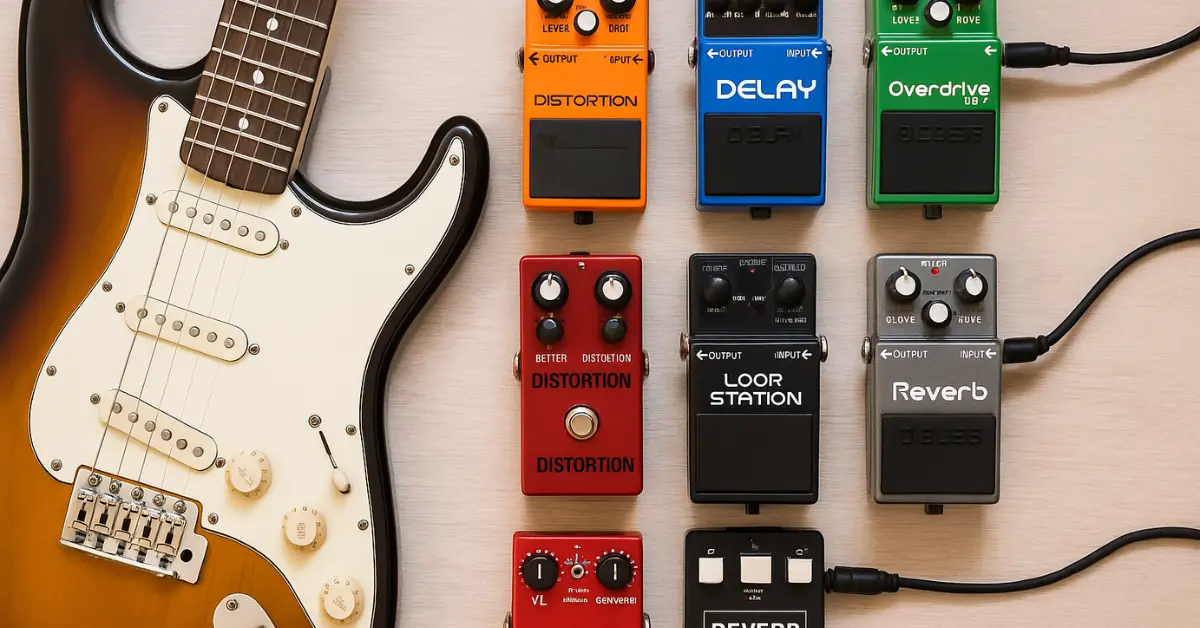 Right Electric Guitar Pedal Guide1