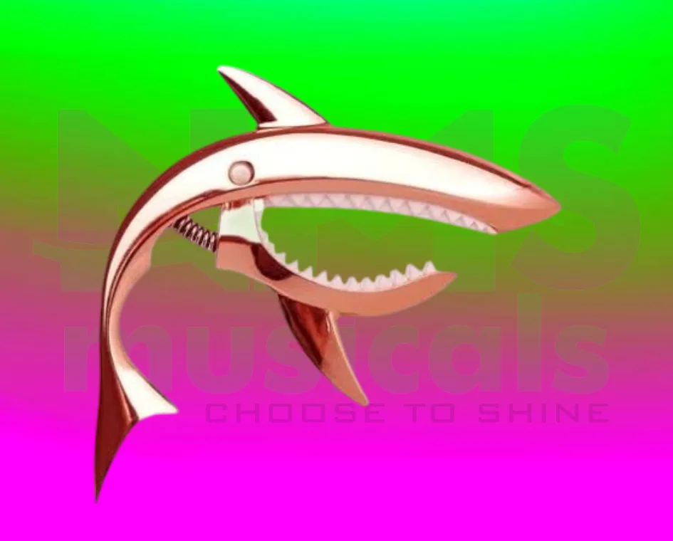 Shark capo - rose color Musical Instrument from NMS Musicals