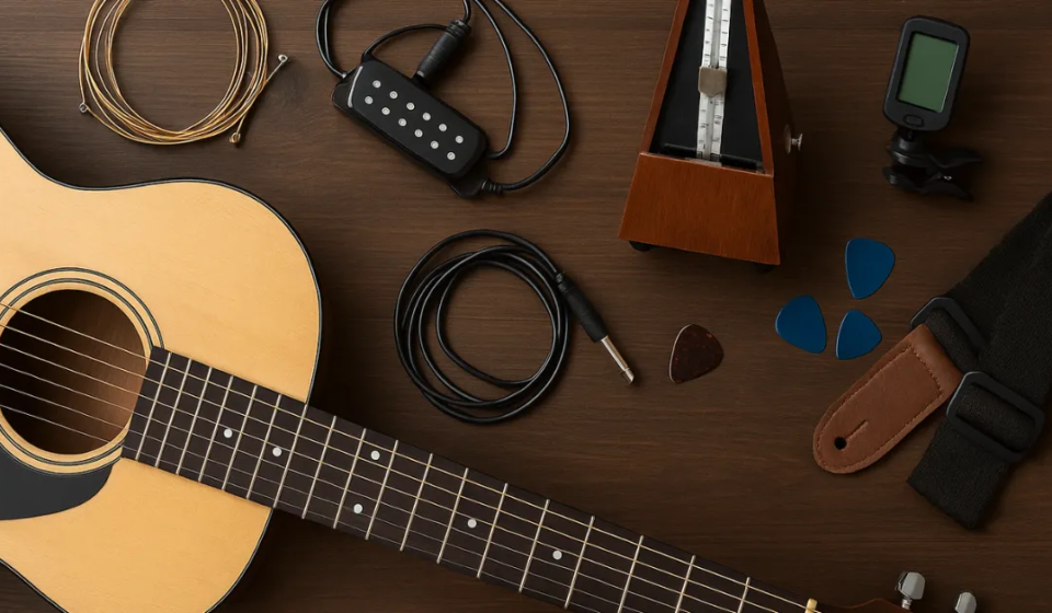 best music accessories for acoustic guitar