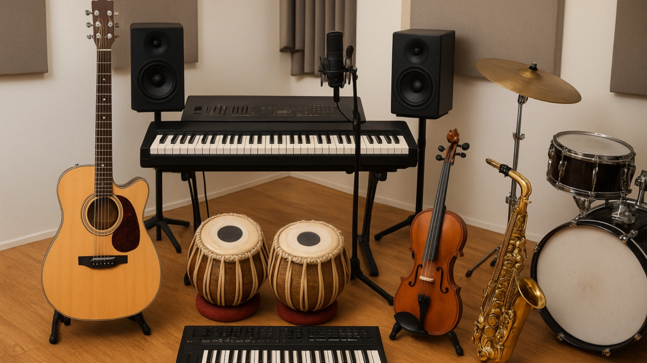 home music studio setup on budget