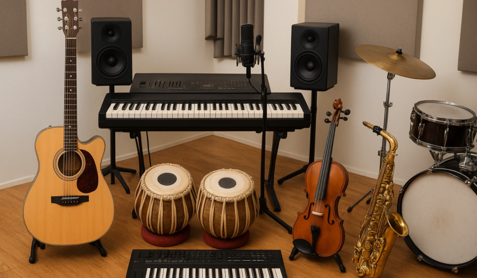 home music studio setup on budget