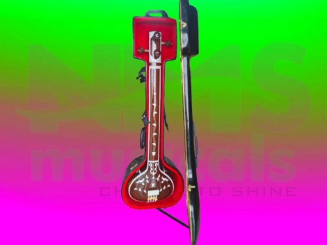 Female Tanpura with Fiber Trolley Case