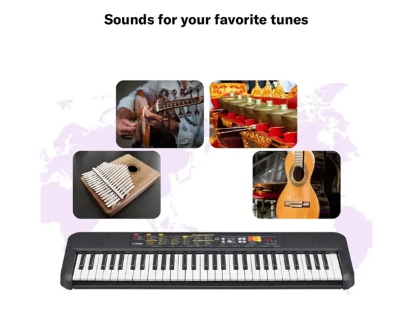 Yamaha PSR-F52 Portable Keyboard with stand and bag - Image 10
