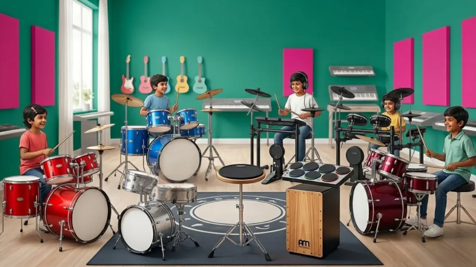 Powerful Top 10 Best Beginner-Friendly Drums for Kids Feature image