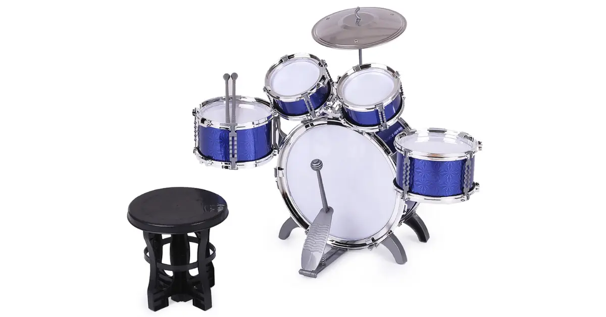 Powerful Top 10 Best Beginner-Friendly Drums for Kids Kids Drum Set with Stool & Sticks