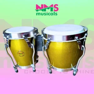 Wooden Double Bongo Drum Instrument Musical Instrument from NMS Musicals