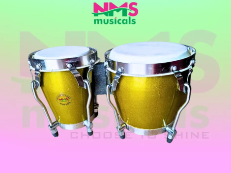 Wooden Double Bongo Drum Instrument Musical Instrument from NMS Musicals