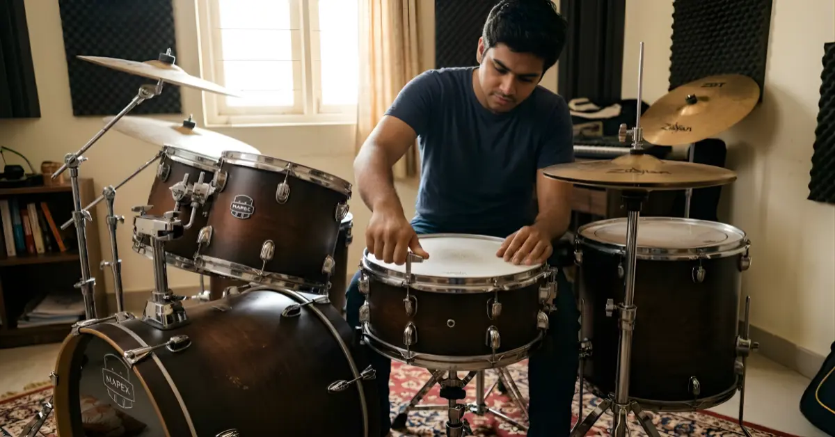 Drum Kit Sound Improvement Guide for Beginners in India Tuning Tips 2
