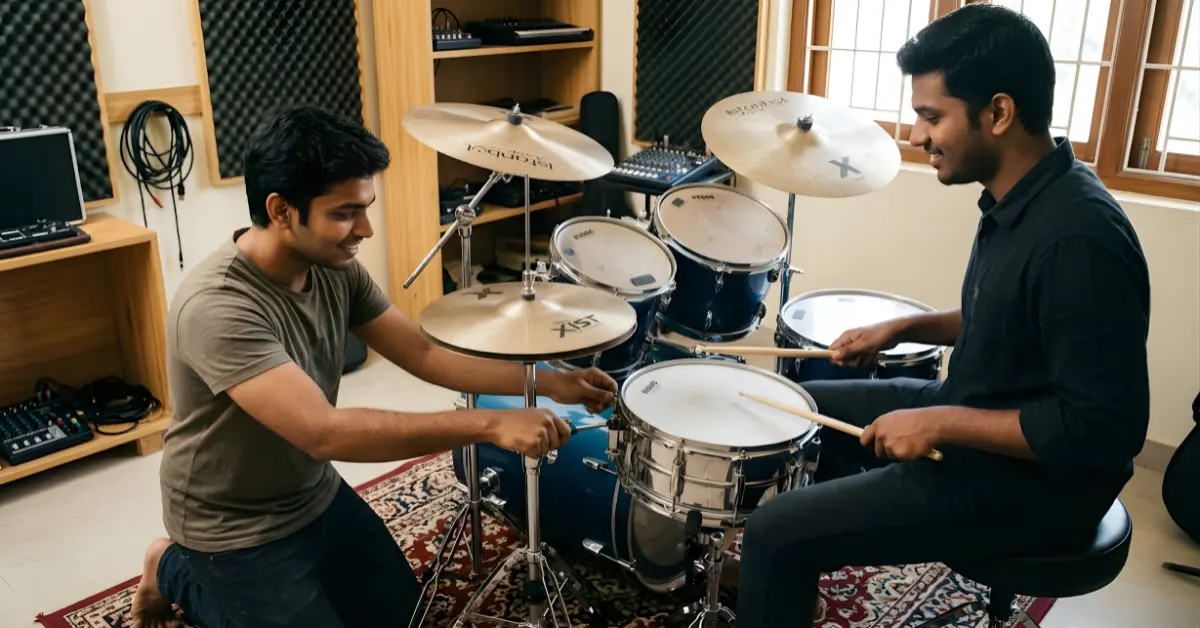 Drum Kit Sound Improvement Guide for Beginners in India Tuning Tips 3