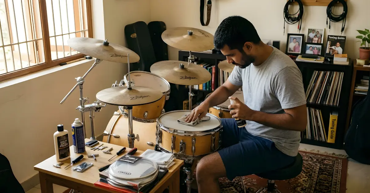 Drum Kit Sound Improvement Guide for Beginners in India Tuning Tips 6