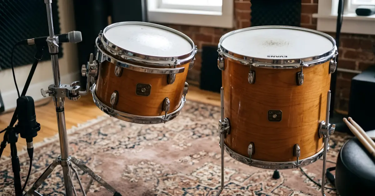Drum Kit Sound Improvement Guide for Beginners in India Tuning Tips Toms (Rack and Floor)