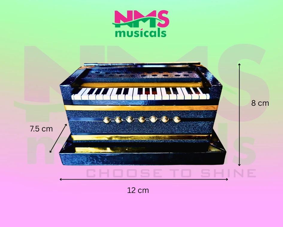 Wooden Miniature Harmonium Musical Instrument from NMS Musicals