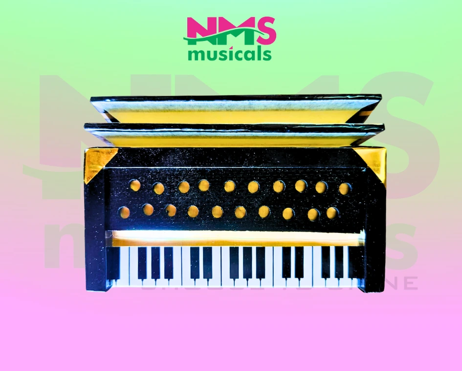 Wooden Miniature Harmonium Musical Instrument from NMS Musicals