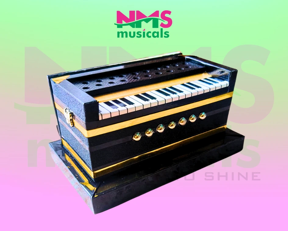 Wooden Miniature Harmonium Musical Instrument from NMS Musicals