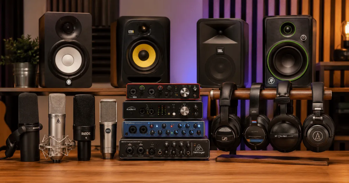 Best Music Equipment for Recording at Home Ultimate Guide