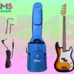 Magna PB20 Sunburst Bass Guitar nMusical Instrument from NMS Musicals