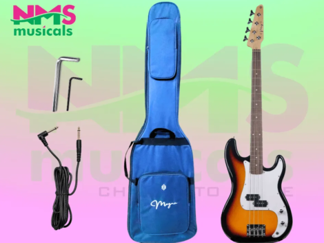 Magna PB20 Sunburst Bass Guitar nMusical Instrument from NMS Musicals