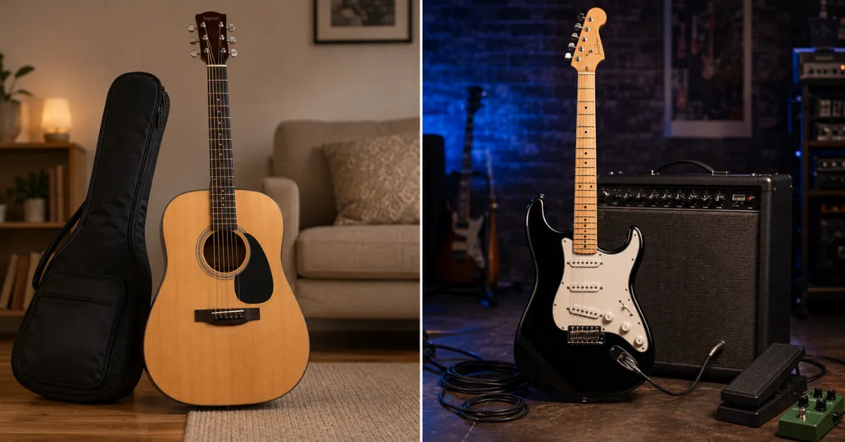 Acoustic vs Electric Guitar Guide Amazing Choice Tips